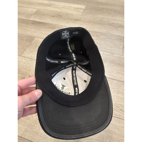 Vintage West Coast Choppers Hat Fitted Jesse James 90s Wool Blend Biker - Picture 6 of 8